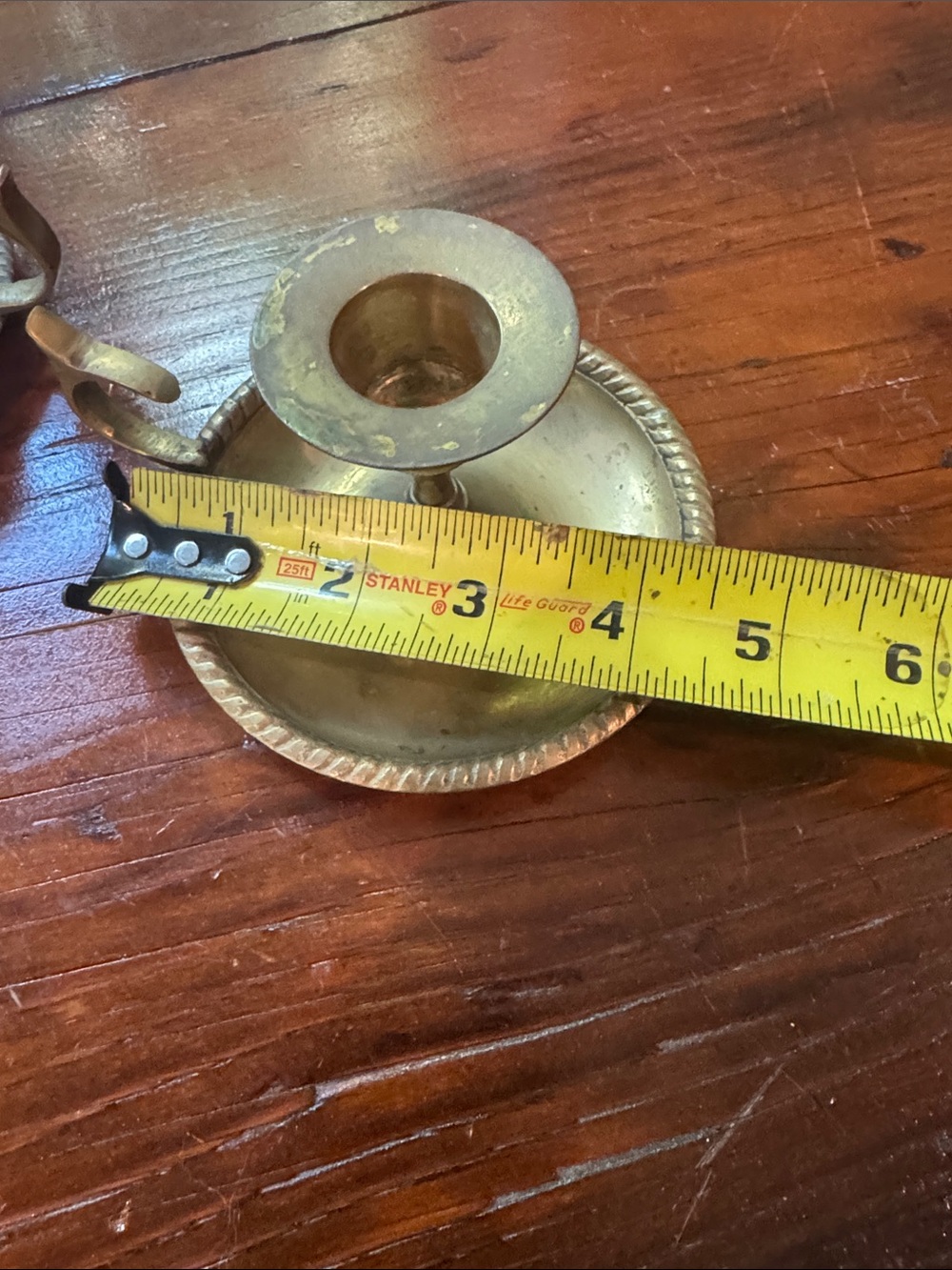 Two Brass Candle stick holders - Picture 9 of 9
